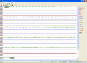 00 256 Ascii 制御線