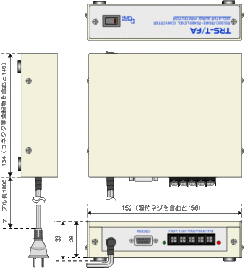 RS485 ノイズ 対策 FA仕様のRS232C/RS422・RS485変換機 FA環境 対策 6 TRS T FA gaikanzu RS485 ノイズ 対策