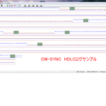 CW-SYNC HDLC サンプル画面