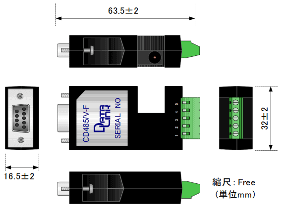 CD485V-ROHS size