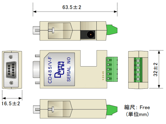 CD485V size