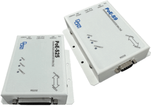 RS232C LAN変換アダプタの外観(PoE-S25/PoE-S9)